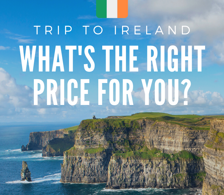 one week trip to ireland cost